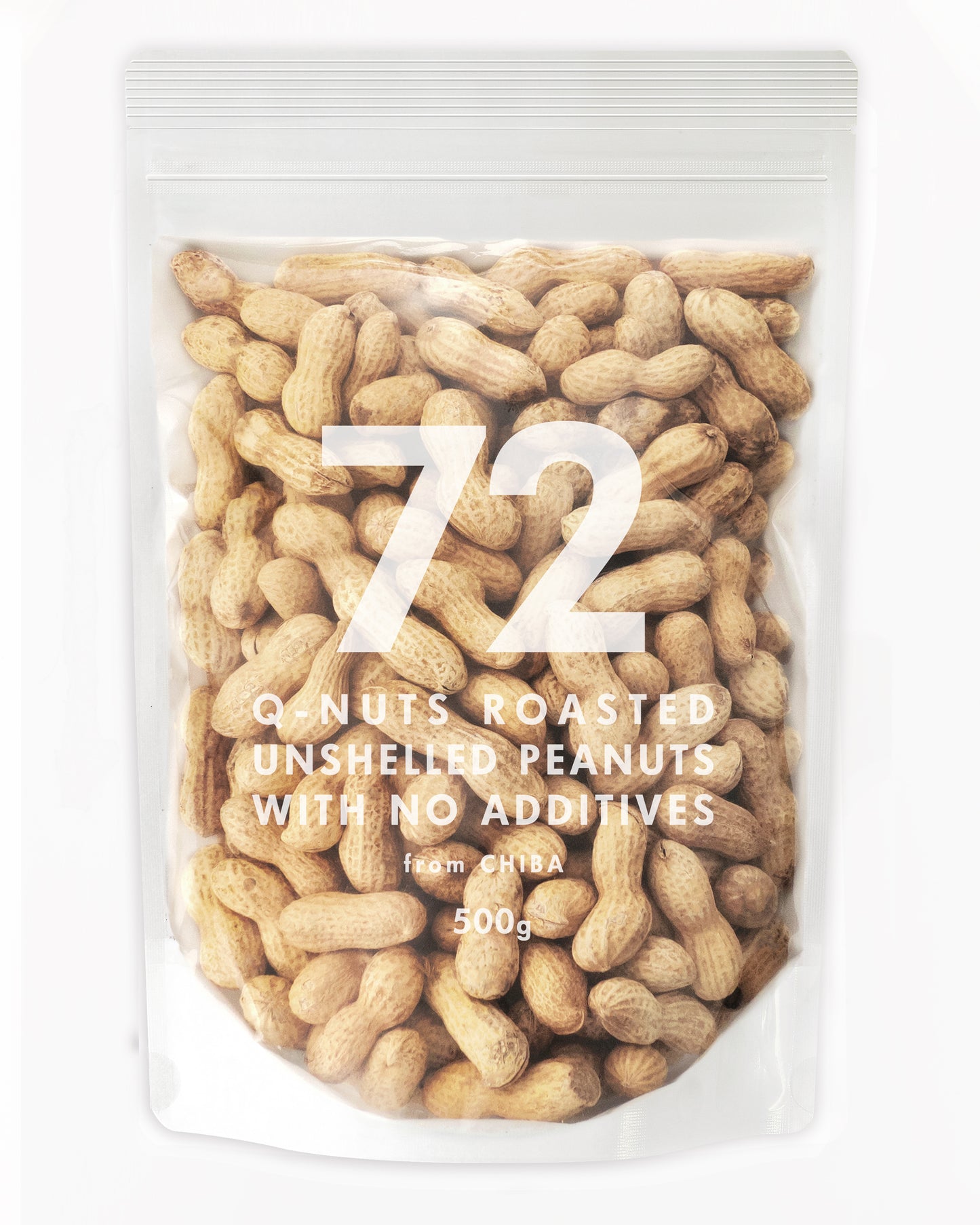 Q-NUTS ROASTED UNSHELLED PEANUTS WITH NO ADDITIVES